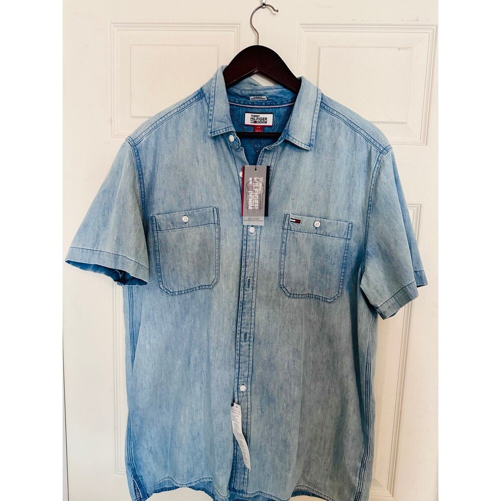 Tommy hilfiguer denim shirt men